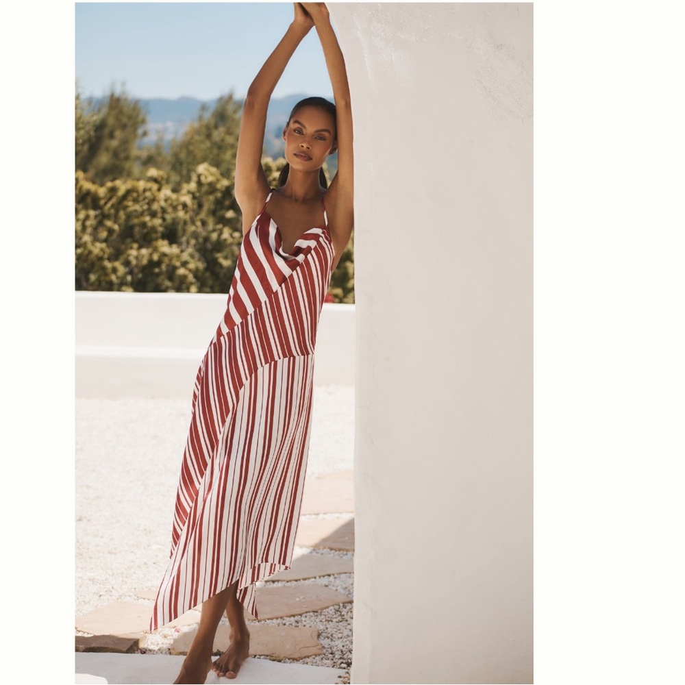 Anthropologie Strappy Maxi Dress